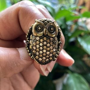 Fossil Vintage Owl 🦉 Ring